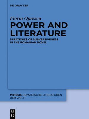 cover image of Power and Literature